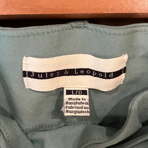 Jules & Leopold Sage Wide Leg Pull On Tie Waist Pants; Size L; EUC - Picture 6 of 9